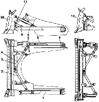 Бульдозерное оборудование с полусферическим и прямым отвалом